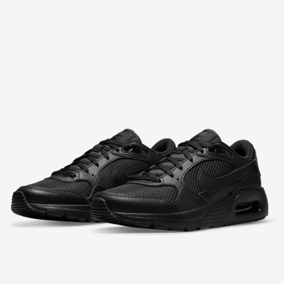 Nike Air Max SC triple black ALL LEATHER * fairly rare - Picture 1 of 16